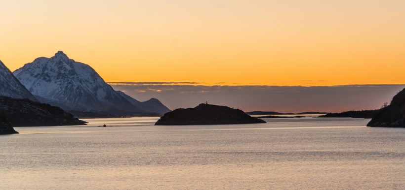 挪威斯堪的納維亞半島風景圖片
