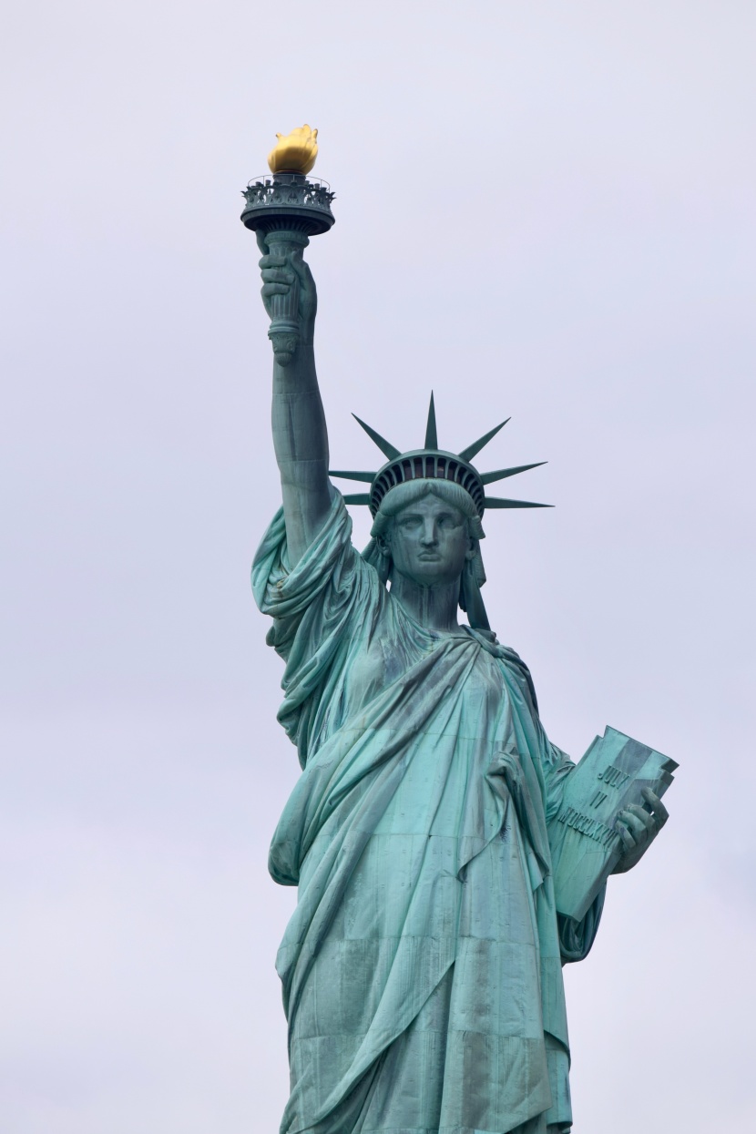  美國紐約自由女神像圖片