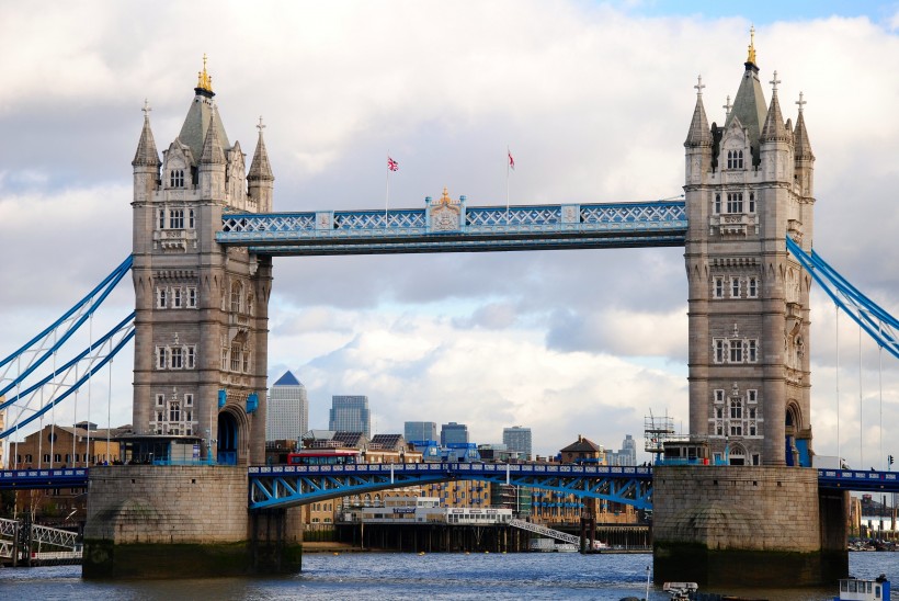英國倫敦塔橋建築風景圖片