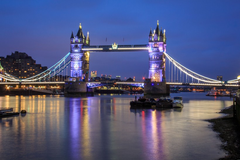 英國倫敦塔橋建築風景圖片
