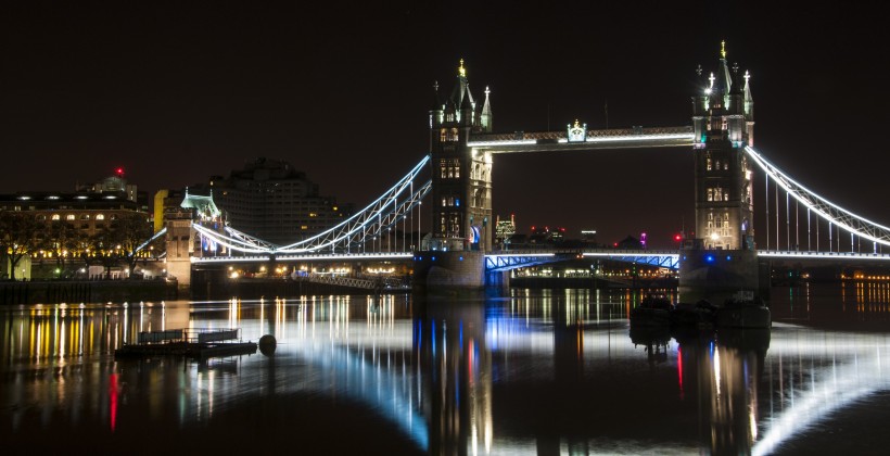 英國倫敦塔橋建築風景圖片