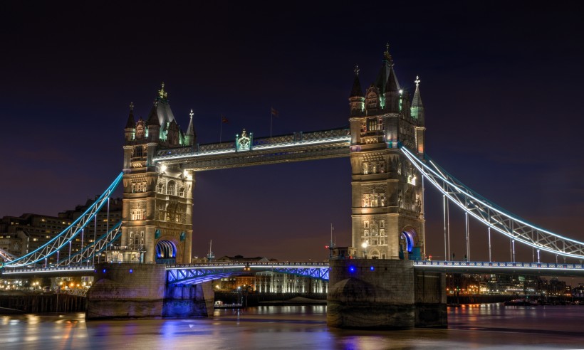 英國倫敦塔橋建築風景圖片