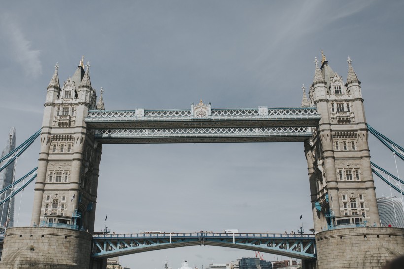 英國倫敦塔橋建築風景圖片