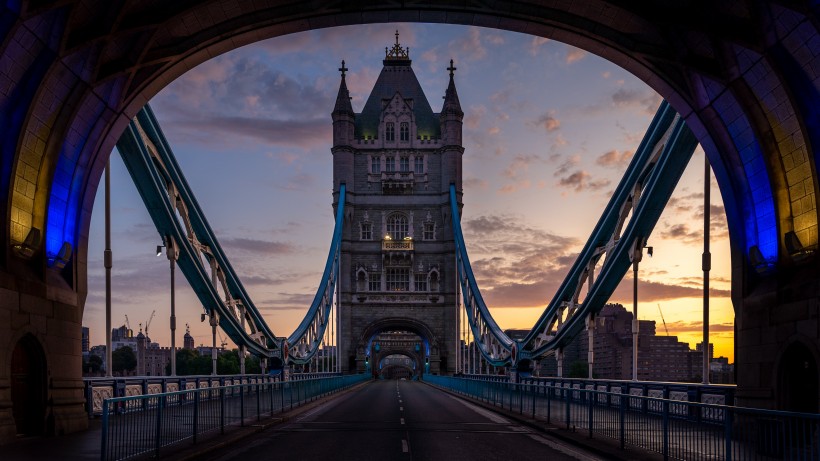 英國倫敦塔橋建築風景圖片