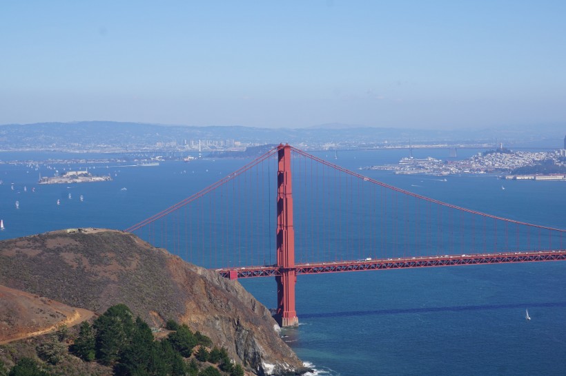 美國舊金山金門大橋風景圖片