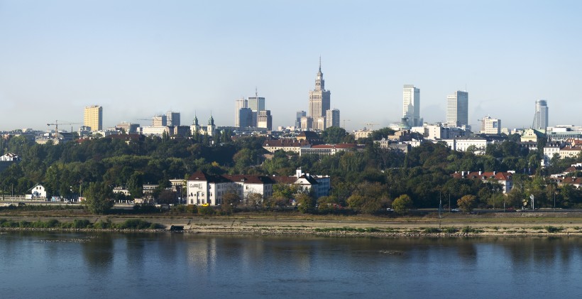 波蘭華沙建築風景圖片