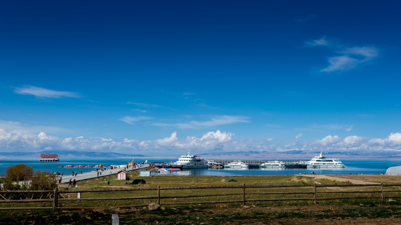 大美青海湖風景圖片