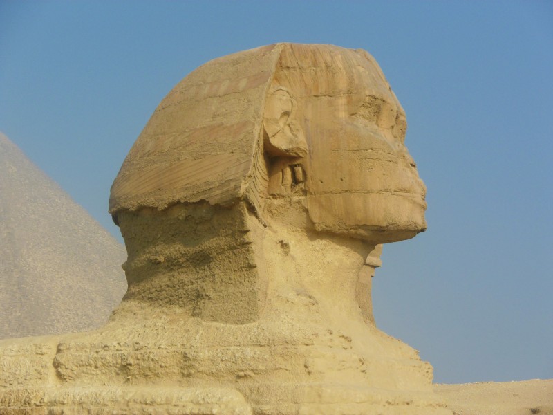 古埃及人面獅身像圖片