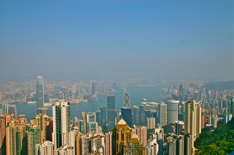 香港維多利亞港風景圖片