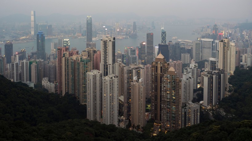 香港維多利亞港風景圖片