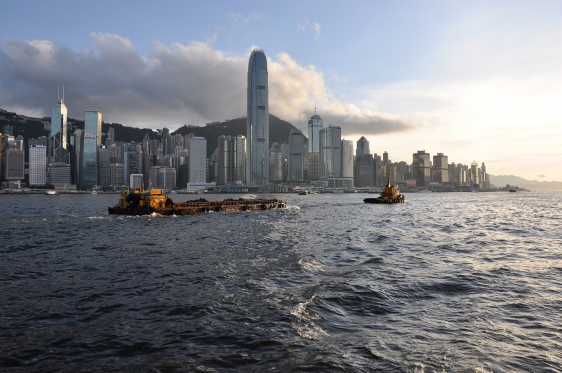 香港維多利亞港風景圖片