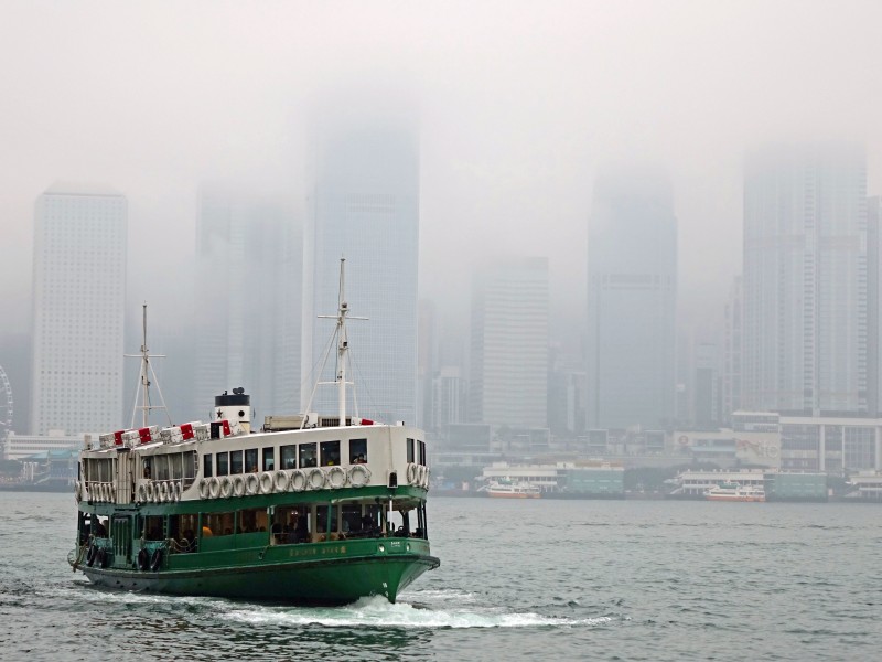 香港維多利亞港風景圖片