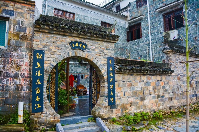 江西瑤裡古鎮建築風景圖片