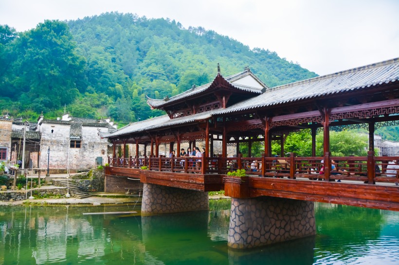江西瑤裡古鎮建築風景圖片