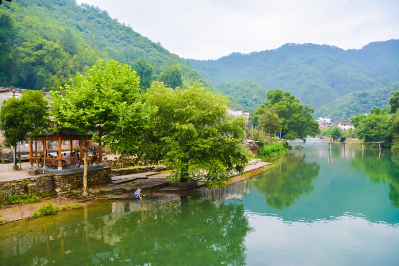 江西瑤裡古鎮建築風景圖片