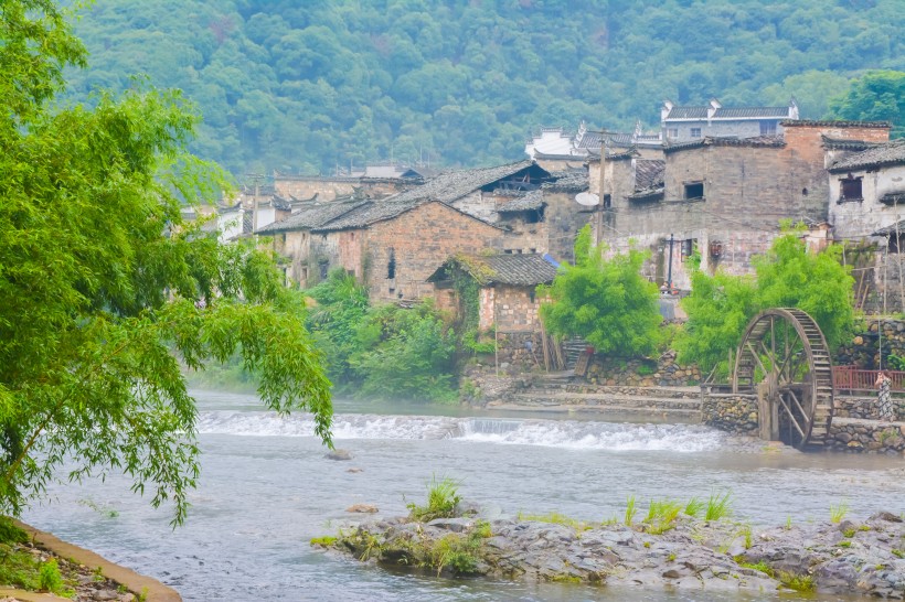 江西瑤裡古鎮建築風景圖片