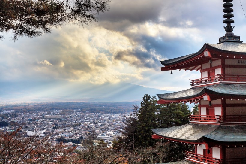 日本淺草寺景色圖片