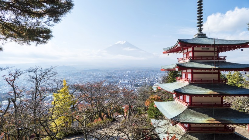 日本淺草寺景色圖片