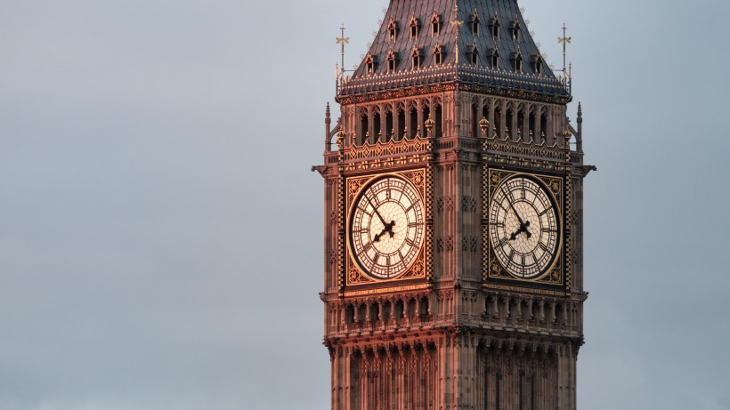 英國倫敦大本鐘建築風景圖片