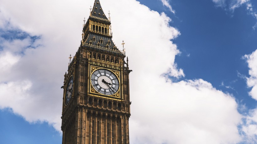 英國倫敦大本鐘建築風景圖片